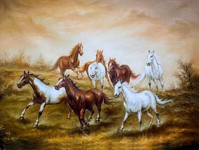 unknow artist Horses 011 Germany oil painting art